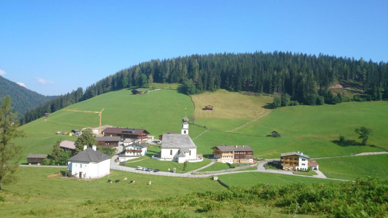 Berggasthof Schatzbergalm Thierbach Kültér fotó
